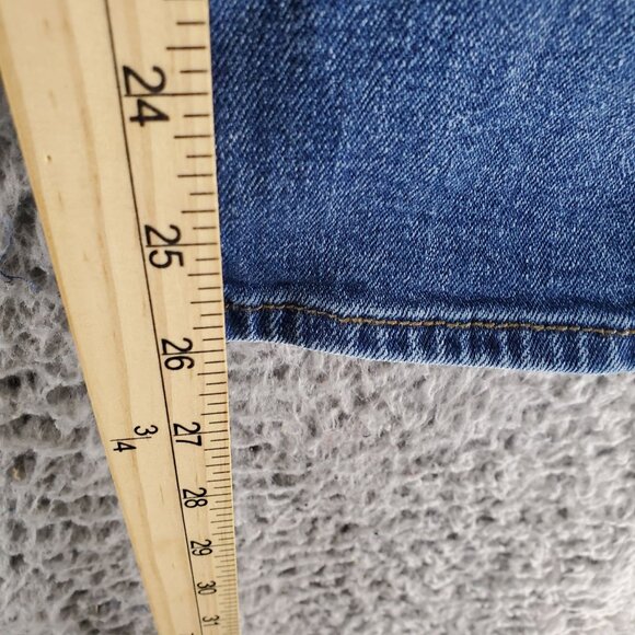 Loft Jeans Womens Size 6 Blue Curvy Skinny Stretch Denim - Picture 8 of 12